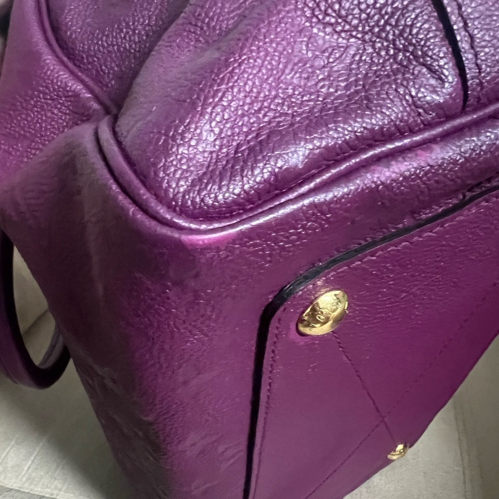 Louis Vuitton amethyst speedy empreinte  30 bag AUTHENTIC - Picture 6 of 15